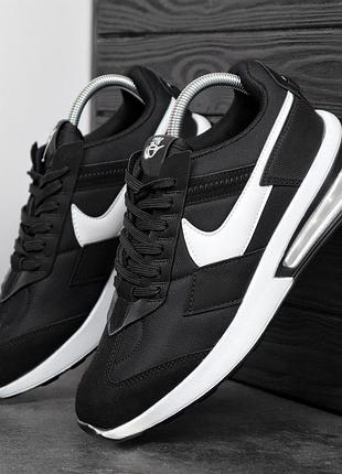 Мужские кроссовки найк аир макс nike air max pre day black white чёрный белый 40 41