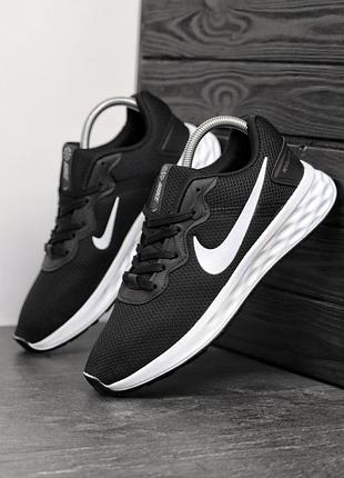 Мужские кроссовки найк революшн nike revolution black черный 40