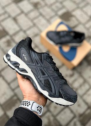 Чоловічі кросівки асікс стильні asics gel nimbus 10.1 dark gray