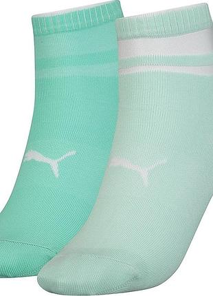 Носки puma short sock structure 2p women ментоловый унисекс 39-42