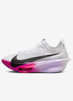 Жіночі кросівки найк стильні оригінал nike alphafly 3 road racing shoes white fd8315-100