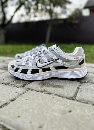Чоловічі кросівки найк стильні повсякденні nike p-6000 termo light gray 41
