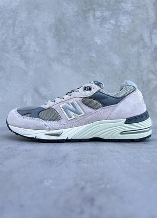 Мужские кроссовки стильные нью баланс new balance 991 gray 42