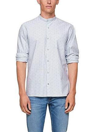 Сорочка shirt regular fit 130.10.108.11.120.2102620-01g1 s.oliver 3xl блакитний 130.10.108.11.120.2102620 xl