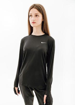 Жіноча футболка тренувальна найк оригінал nike w nk df element crew cu3277-010