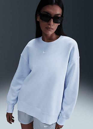Женский свитшот найк оригинал nike sportswear phoenix fleece crew-neck fz4270-423