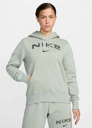 Женская толстовка найк оригинал nike w nsw phnx flc std po logo hdy hm9751-370