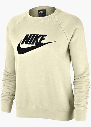 Жіноча толстовка найк оригінал nike w nsw essntl crew flc hbr bv4112-113
