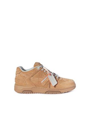 Кросівки off-white out of office "camel suede" omia189f24lea00a6262 42