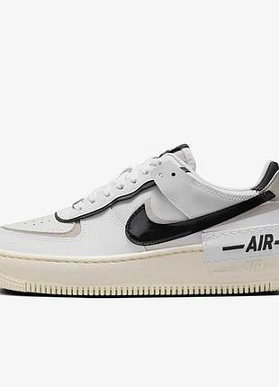 Жіночі кросівки стильні повсякденні найк оригінал nike w af1 shadow dz1847-110