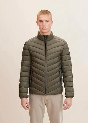 Куртка lightweight jack 1031474-10415 tom tailor m хакі 1031474-10415 xxl