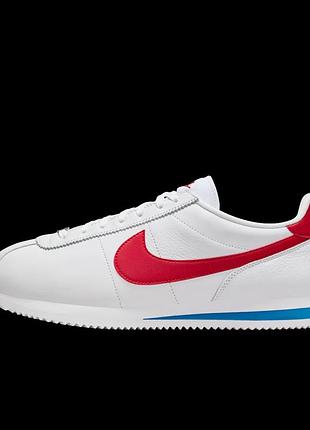 Жіночі кросівки стильні найк оригінал nike cortez varsity red, white andamp; blue fz1347-100