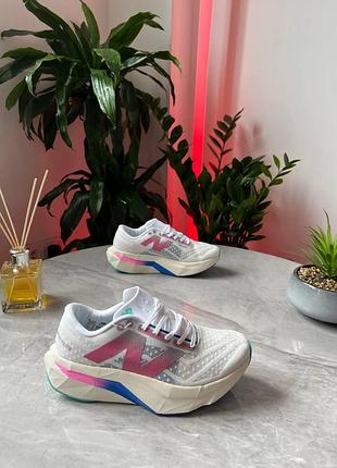 Женские кроссовки нью-баланс элит new balance elite v4 «1» white grey pink белый серый розовый 36 38