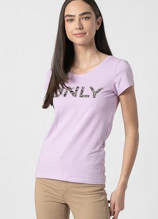 Футболка onlhelene flower s/s t-shirt jrs 15232019 orchid bloom only l сиреневый 15232019orchidbloom s