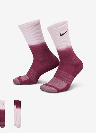 Мужские / женские носки найк оригинал nike u nk everyday plus cush crew 2pr dh6096-908 42-46