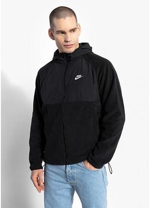 Толстовка nike polar fleece zip hoodie dm1219-010