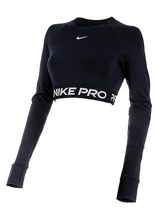 Футболка nike pro df 365 crop ls fv5484-010