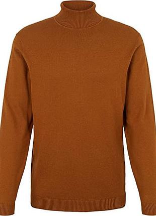 Кофта fine knitted turtle neck 1032304-21652 tom tailor l коричневий 1032304-21652 xxl 2