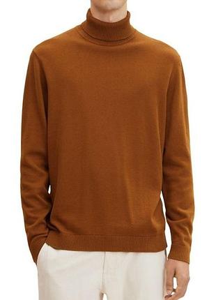 Кофта fine knitted turtle neck 1032304-21652 tom tailor l коричневий 1032304-21652 xxl 3