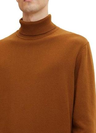 Кофта fine knitted turtle neck 1032304-21652 tom tailor l коричневий 1032304-21652 xxl 5