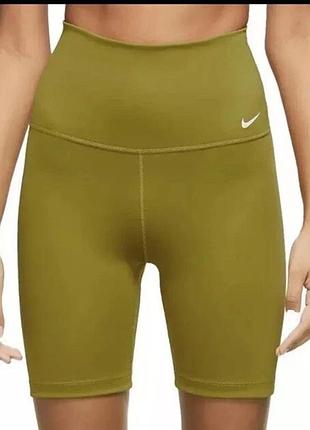 Тайтси nike dri fit one high-waisted 7in short dv9022-390