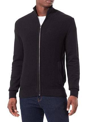 Кардиган basic structured knit jacket 1032303-29999 tom tailor l чорний 1032303-29999 xl