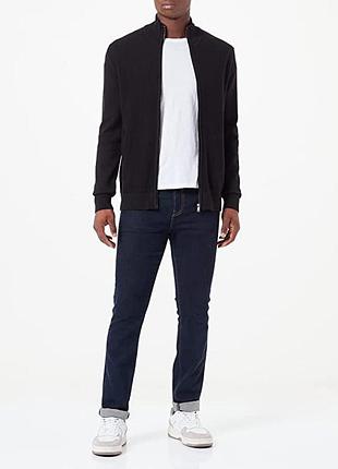 Кардиган basic structured knit jacket 1032303-29999 tom tailor l чорний 1032303-29999 xl 4