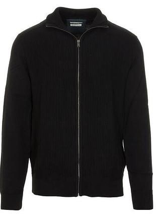 Кардиган basic structured knit jacket 1032303-29999 tom tailor l чорний 1032303-29999 xl 5