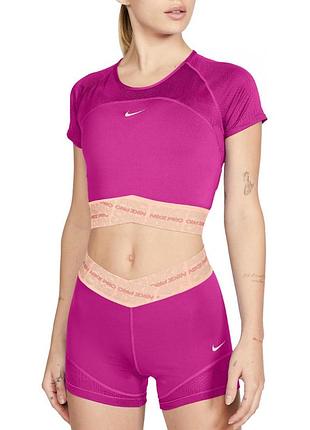 Футболка nike w dry crp ss tp mat vnr su cj4185-601