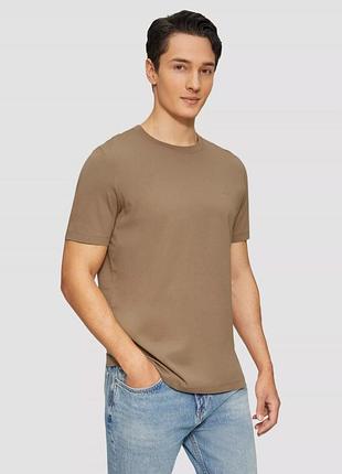 Футболка t-shirt mit crew neck 2165525.8483 s.oliver l коричневий 2165525.8483 s