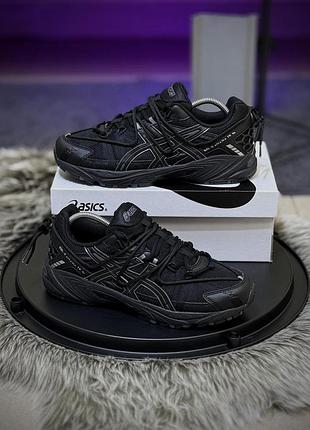 Кроссовки asics gel kahana tr v2 асикс гел кахана тр v2 черные для активного отдыха из кожи и сетки