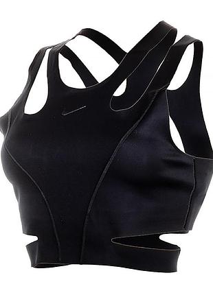 Жіночий топ найк оригінал nike w nk fm df bra 24 fq2640-010
