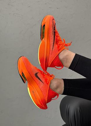 Кроссовки nike air zoom alphafly оранжевые для тренировок легкие удобные комфортные найк аир зум алфафли 42