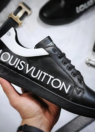 Распродаж мужские кроссовки луи виттон стильные louis vuitton black and white 40 41, мужской, черно-белый, кроссовки