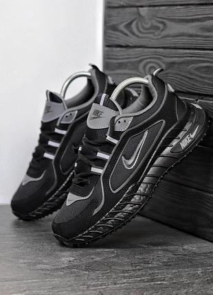 Мужские кроссовки найк nike black черный 40 41