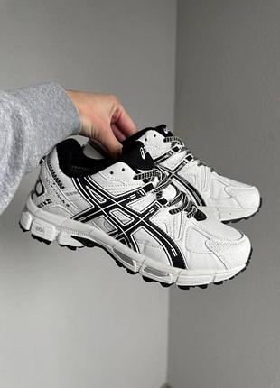 Жіночі кросівки асікс гел кахана asics gel-kahana 8 white black termo 36