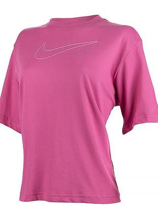 Жіноча футболка тренувальна найк оригінал nike w nk df tee ss boxy dx7984-656