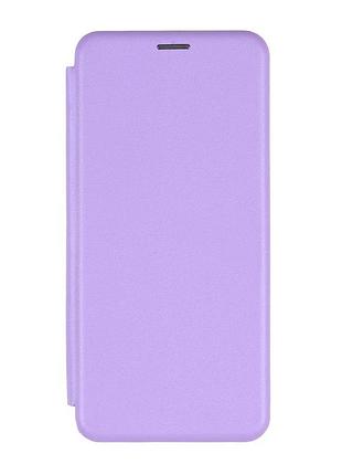 Шкіряний чохол-книжка 360 hard для xiaomi redmi 12 4g кишеня для карток lilac
