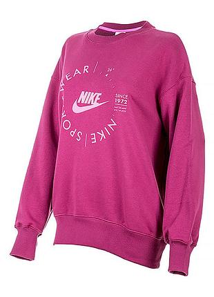 Женский свитшот найк оригинал nike w nsw flc os crew prnt su fd4234-653