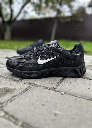 Чоловічі кросівки найк стильні повсякденні nike p-6000 termo black