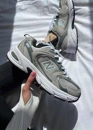 Женские кроссовки стильные нью баланс new balance 530 grey white 39
