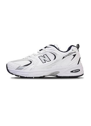 Мужские кроссовки стильные нью баланс new balance 530 termo white navy 44