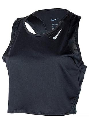 Жіночий топ для бігу найк оригінал nike dri-fit race dd5921-010 dd5921-010