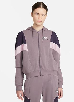 Женская толстовка найк оригинал nike w nsw heritage fz flc cz8600-531