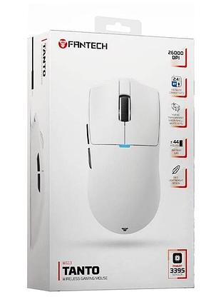 Игровая беспроводная мышь fantech wg13p tanto 26000 dpi bluetooth 5.0 и 2.4ghz strikespeed 50g 650ips аккумулятор 300mah white