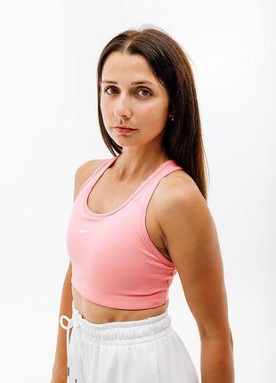 Женский топ найк оригинальный nike swoosh bra pad bv3636-612
