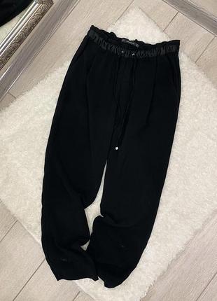 Брюки zara черные
