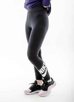 Жіночі лосини найк оригінал nike w nsw clsc gx hr tight ftra dv7791-010