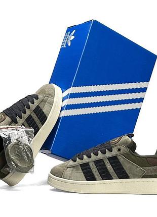 Женские кроссовки adidas originals campus 00s оливковые кроссы замшевые адидас оригиналс кампус на лето весна 38