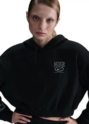 Жіноча толстовка найк оригінал nike w nsw club flc os gx crp hdy hj0925-010